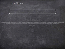 Tablet Screenshot of bpcredit.com